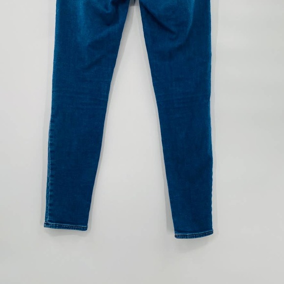 J. Crew 9" High-rise Jeggings In Medium Blue Soft Wash Stretch Knit Size 25 - Picture 10 of 12